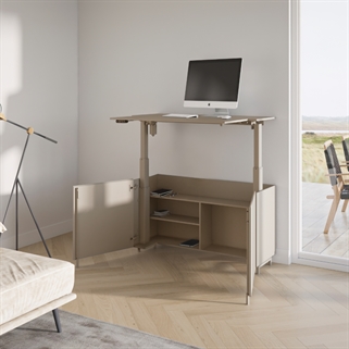 NordDesk HideAway Lift – Clay